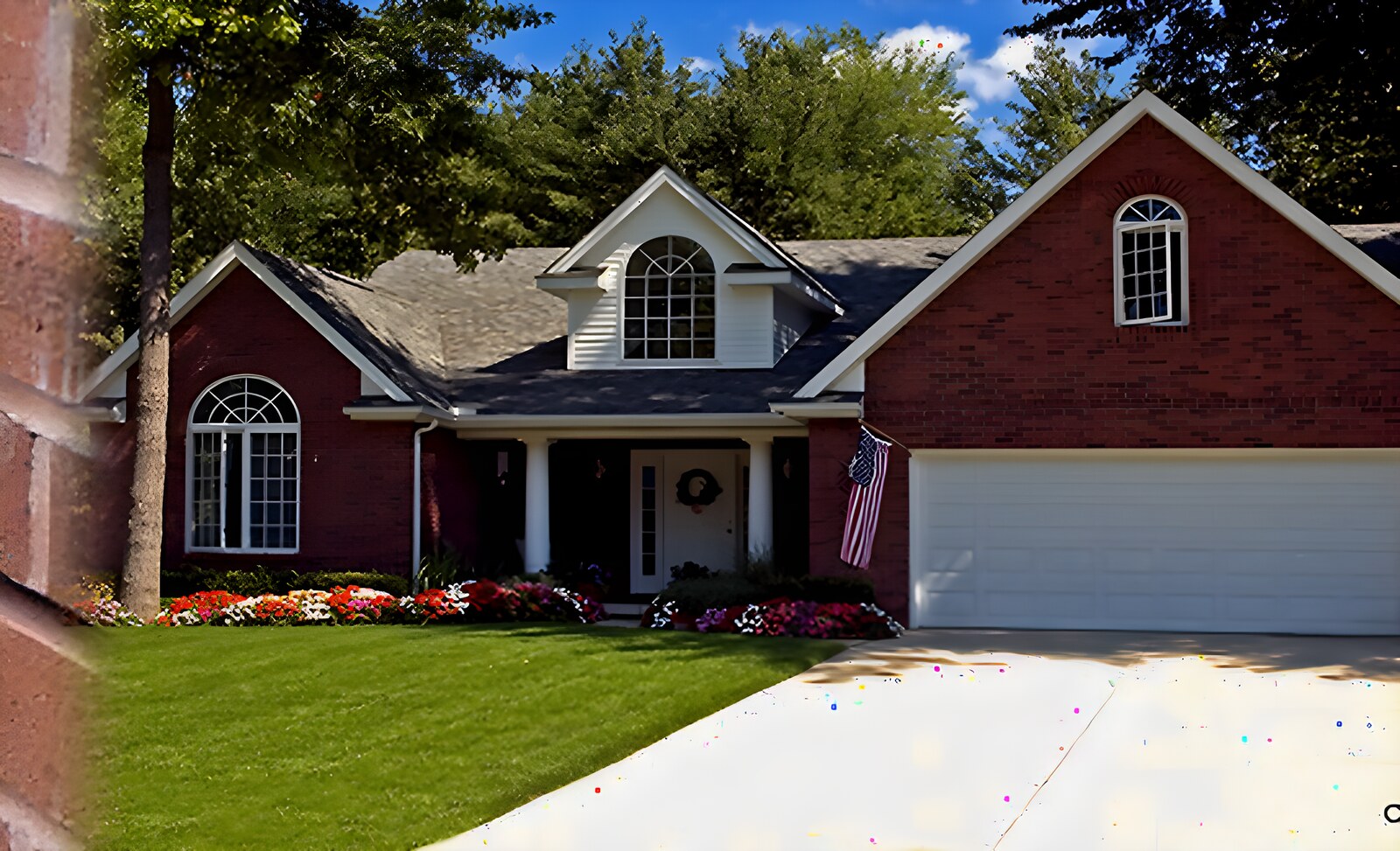 Rooftop chimney rebuild with flashing